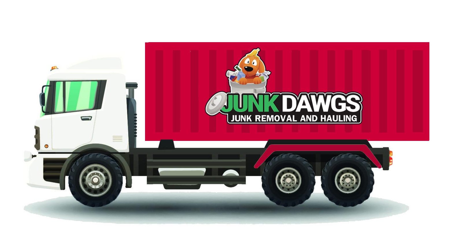 Junk Dawgs junk removal truck